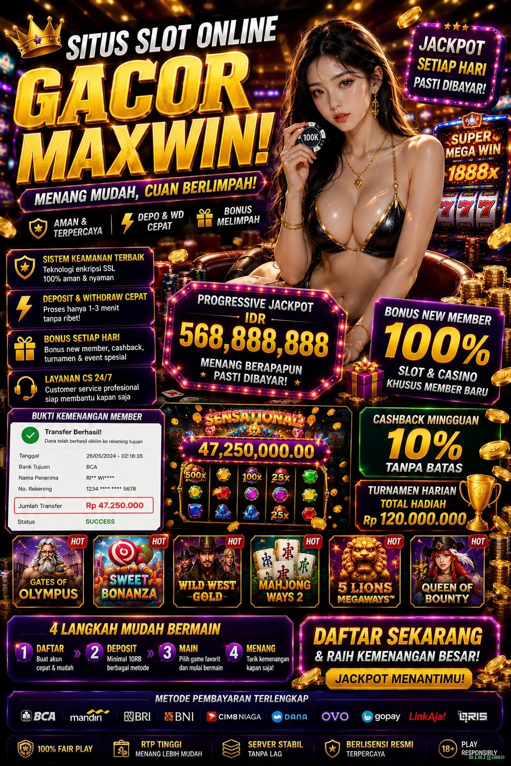 Cara Mendaftar dan Verifikasi Akun di mimigame